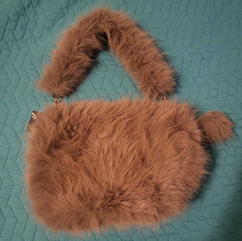Fluffy mini bag